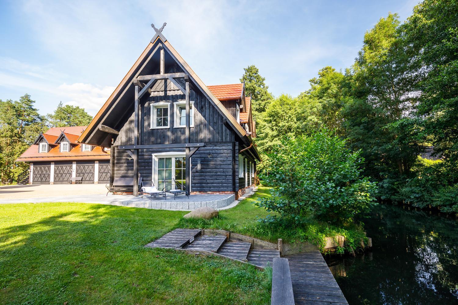Spreewald Chalet Wohnung Spreeblick Kolonie  エクステリア 写真